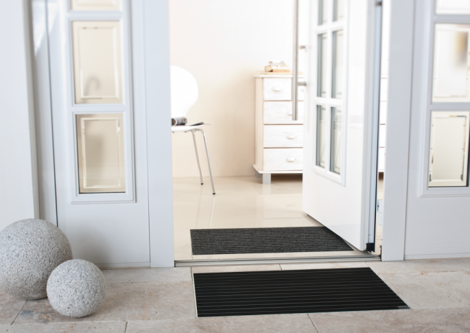 Schoonloper borstelprofiel zwart 100x50c