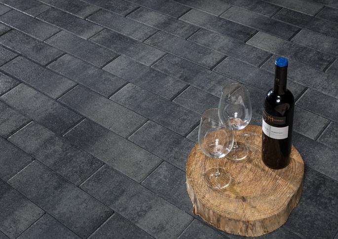 H2O longstone 31,5x10,5x7 cm nero/grey