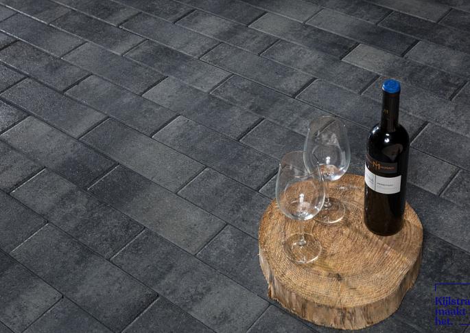 H2O longstone 31,5x10,5x7 cm nero/grey