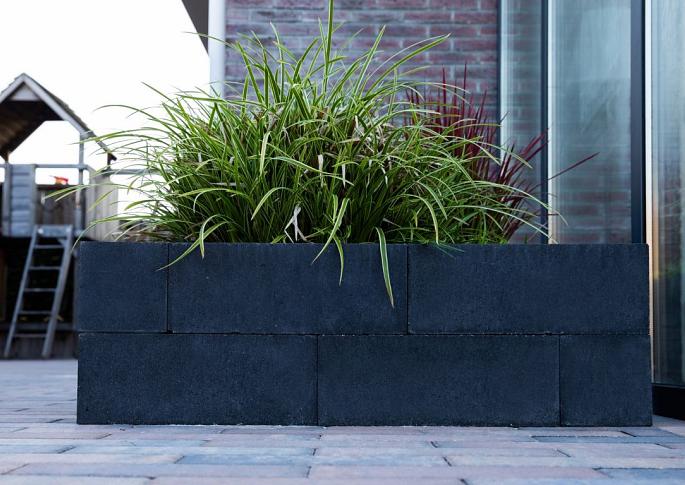 Linea 15x15x60 cm antraciet