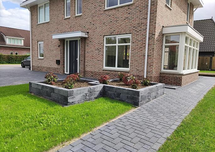 Linea trommel 15x15x60 cm antraciet