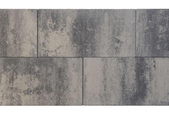 Patio square 60x30x5 cm nero/grey