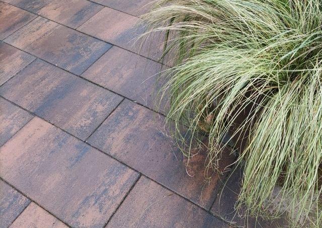 Patio square 60x30x5 cm marrone viola