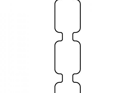 Douglas tripleprofiel, gedroogd 2,8 x 14,5 x 300 cm