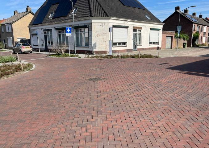 Padova Strak KK70 rood paars bezand