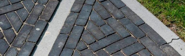 Gebakken Bestrating Getrommeld